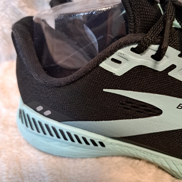 Brooks Launch GTS 8 Black Blue Running Shoes Sneaker Women’s Size 8.5 - Picture 3 of 16